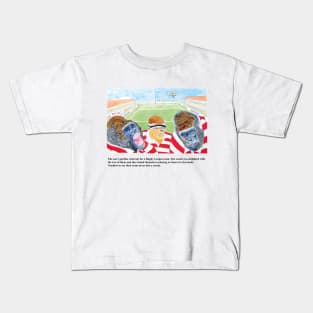 Rugby Playing Gorillas from The City Zoo Kids T-Shirt